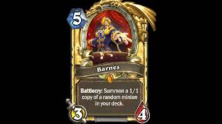 Tonight, a tale of terrible tragedy - Barnes - Hearthstone