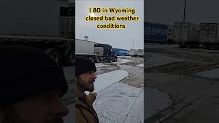 I80 closed due to ice roads in Wyoming