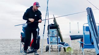 PESCA SURFCASTING en busca de CHOVA con SARDINA SURFCASTING