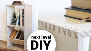 Taking DIY to the Next Level | Plywood Bookcase w/ Finger Joints