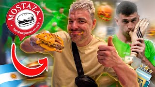 PROBANDO la HAMBURGUESA de DIBU MARTÍNEZ *MOSTAZA, la FRANQUICIA MÁS FAMOSA de ARGENTINA* 🇦🇷