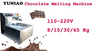 Hot Sale Chocolate Tempering Machinery Melted Chocolate Pouring Machine Chocolate Melting Machine