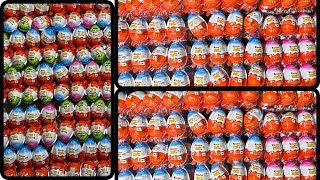 100 Yummy Kinder Surprise Egg Toys Opening - A Lot Of Kinder Joy Chocolate ASMR ||#1080p #dfgđ #AP