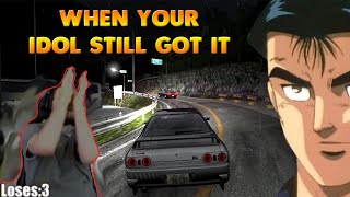 [Initial D Arcade Stage 6 AA] - The Moment you Realize your Idol Got the Roadblocking Power !!