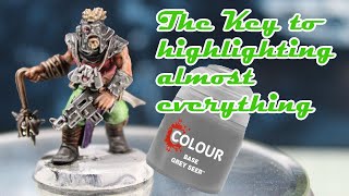 Speed painting: highlighting almost everything with a single colour