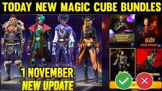 Today Free Fire Magic Cube Store Update new Bundles