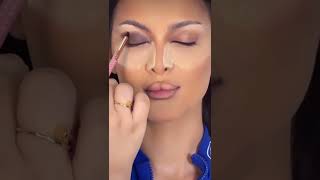 تتوريال سموكي بني لامع فخم اطلالة عروس #shortvideo #makeup #اشتراك #makeuptutorial #tricks #ترند