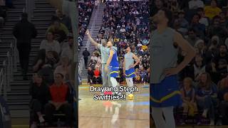 NBA stars Steph Curry and Draymond Green are Swifties 😂 #shorts #taylorswift #nba #warriors