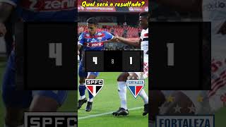 são Paulo x Fortaleza Brasileirão, qual será o Resultado? desafio do pause