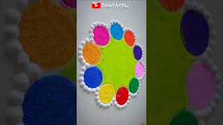 चूड़ी से बनाये दिवाली की रंग बिरंगी रंगोली #rangoli #दिवालीरंगोली #shorts