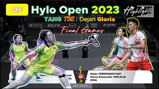 TANG Chun Man/TSE Ying Suet (HKG) vs Dejan FERDINANSYAH/Gloria Emanuelle WIDJAJA(INA) | HyloOpen2023