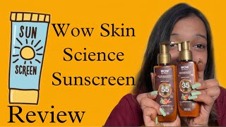 Sunscreen for Summer| Wow SkinScience | Review | Chiya Agrawal