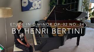 Etude in C minor | Op. 32 No. 34 | Henri Bertini | RCM Level 9 | Bridgette