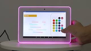 SH8058WA Wall mount tablet pc android 8inch with LED Light Bar