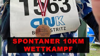 Spontaner 10KM Lauf Wettbewerb in Gera - VLOG