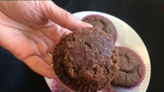 5 ingredients Butter Cupcakes w/ Cocoa Powder