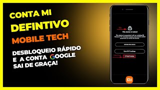 Conta MI definitivo pela Mobile Tech,  todos os modelos da Xiaomi.