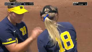 Michigan vs Kentucky | Full College Softball 05/17/2024