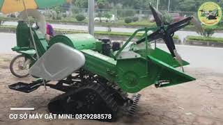 Máy gặt được kiểm tra trước khi giao cho khách | may gat mini, may gat lua mini |LH:  0829288578