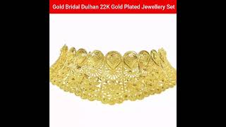 Gold Bridal Dulhan 22K Gold Plated Hi Micron Choker Jewellery Set #shorts #nsoni