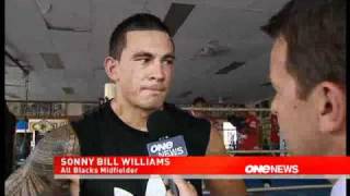 Sonny Bill Williams training and talking about rugby