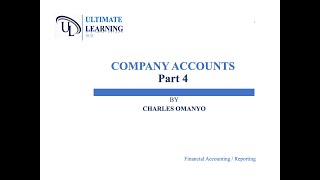 FR: Company Accounts Part 4