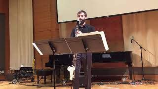 Solo bass clarinet, Jeff Anderle: mvt.3, Sacred Teaching of the Lonely Goose (Cornelius Boots)