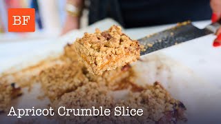 Apricot Crumble Slice | Building Feasts