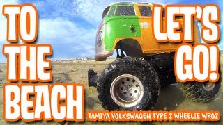 Tamiya VW Volkswagen T1 Wheelie WR02 - To the beach, let's go!