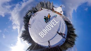 Буковель / Bukovel 2020. Фрирайд на Сноуборде . Insta360 OneX / GoPro 7