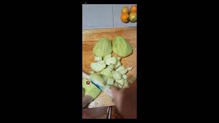 karina official vlog is live,,, Cutting vegetables