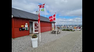 Bag Facaden i Stubbekøbing. Sejl og motorbådsklubben Grønsund.