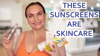 5 TOP Sunscreens With SKINCARE Benefits | Wrinkles, Acne, Oily + Breakout Prone Skin