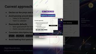 Consistent Naming & Avoiding API Leaks | Olga Skurativska 2021 #FrontZurich #shorts