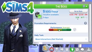 How To Get Promoted In The Criminal Career (Cheat) - The Sims 4