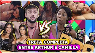 🚨Camilla Tira Arthur do VIP e ele Surta🔥Fiuk Tenta Beijar Juliette🧨Juliette Não Desgruda de Arthur💣