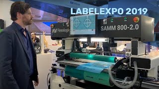 Automatic flexo plate mounter SAMM 2.0 800 at Labelexpo 2019