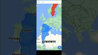 El verdadero tamaño de #Argentina #viral #geography