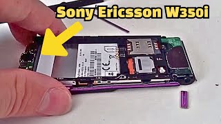 Sony Ericsson W350i Demontaż , Naprawa - Krok po Kroku