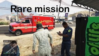 I got a rare mission in GTA ONLINE !