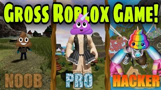 This Roblox Game is GROSS | Poop Eating Simulator Saga