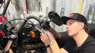 How To Install ODI Vans Lock On Grips For Harley Davidson Motorcycles