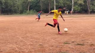 Football match junior FC v/s Banskatia fc