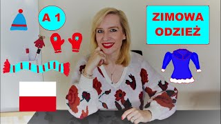 LEARN POLISH (A1): ZIMOWA ODZIEŻ (WINTER CLOTHES)/ ENGLISH SUBTITLES