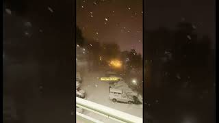 shorts viral Snow falling murree #murree #snowfall #murreeweather #viralshorts #shortsfeed #tiktok