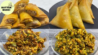 Chicken Samosa & Spring roll Recipe | Ramadan special | Iftar recipe | Butterbuds