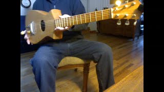 I made a small guitar out of Douglas Fir, Poplar and Basswood