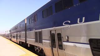 Amtrak Pacific Surfliner #572 at Laguna Niguel with 2116 Leading (2/7/20)