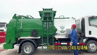 Isuzu brand kitchen waste collection and disposal truck