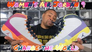 #unboxing #jordan #womensjordan Air Jordan 9 Change the World Review | Kings23Kicks